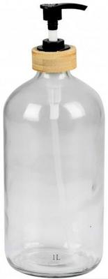 DISTRIBUTEUR DE LIQUIDES 1L EN VERRE ET BAMBOU