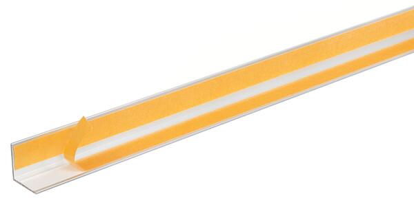 CORNIERE ADHESIVE ALU ANODISE ARG 20X20X1,5MM (1M)