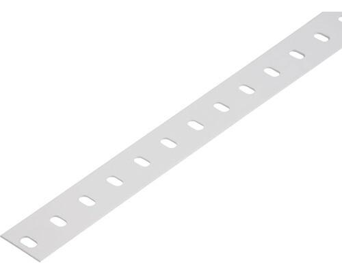 PROFIL PLAT PERFORE 35X1.5MM BLANC (2M)