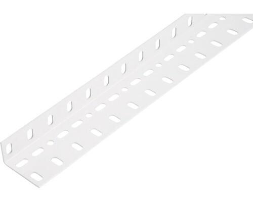 CORNIERE PERF 60X35X1.5MM BLANC (1M)