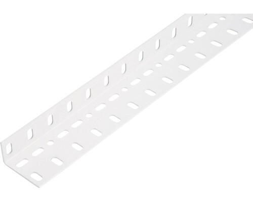 CORNIERE PERF 60X35X1.5MM BLANC (2M)
