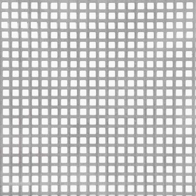 TOLE PERFOREE CARRE ACIER EP:1MM 25X50CM
