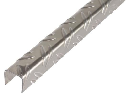PROFIL U STRIE 23.5X23.5X1.5MM ALU BRUT (1M)