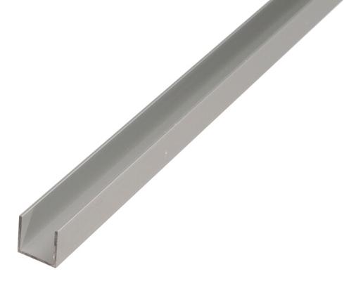 PROFIL U 12X10X1.5X9MM ALU ANOD ARGENT (1M)