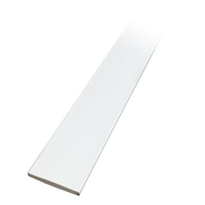 PROFIL PLAT 30X2MM ALU BLANC (1M)