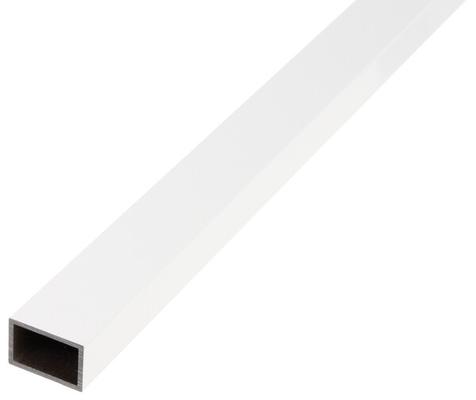 TUBE RECT ALU PLAST BLANC EP:2MM 40X20MM (2.60M)