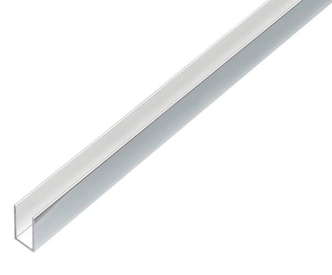 PROFIL U 10X10X10X1MM ALU CHROME (1M)