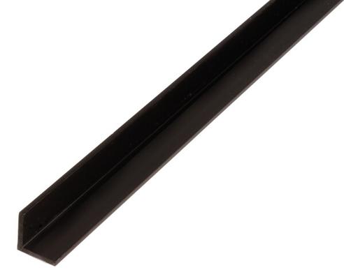 CORNIERE PVC 15X15X1.2MM NOIR (2.60M)