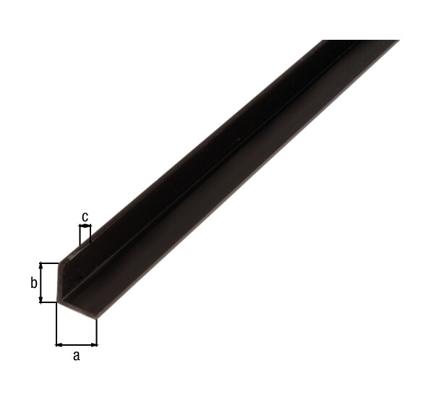 CORNIERE PVC 30X30X2MM NOIR (2.60M)