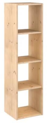 ETAGERE CUBE PIN EN 4 PARTIES 140X36.2X33CM