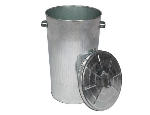 POUBELLE GALVA 80L