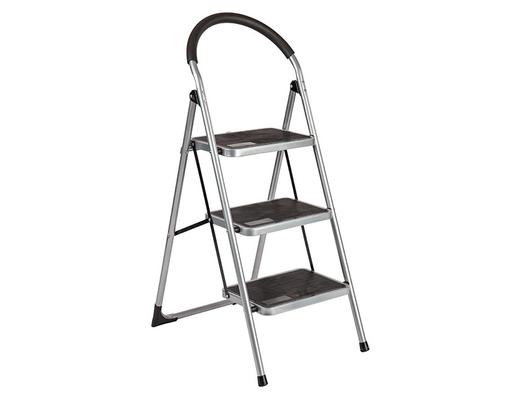 ESCABELLE ACIER KING 4 MARCHES LARGES