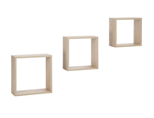 ETAGERE MURALE CARRE SANOMA (3PCS)