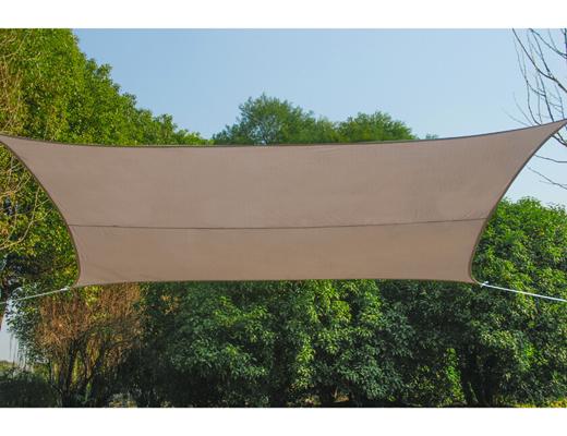 VOILE OMBRAGE POLYESTER 3.6X3.6M TAUPE