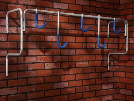 RATELIER MURAL 5 VELOS 1300MM