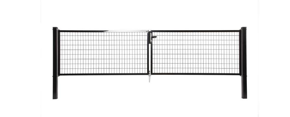 PORTAIL DOUBLE NAPOLI NOIR L3XH1.20M