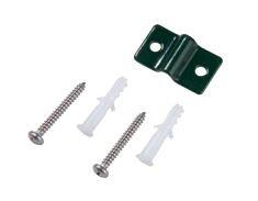 ATTACHE MUR PANNEAU NAPOLI NOIR (4PCS)