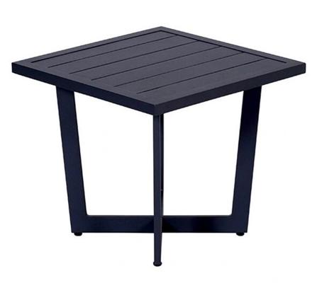 IVY TABLE D'APPOINT NOIR 47,5X47,5XH42CM