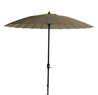 MANILLA PARASOL NOIR/TAUPE DIAMETRE 250CM