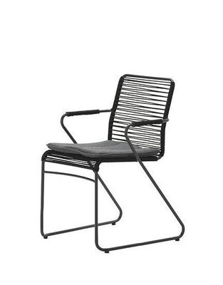 HERMES FAUTEUIL EMPILABLE CORDE NOIR