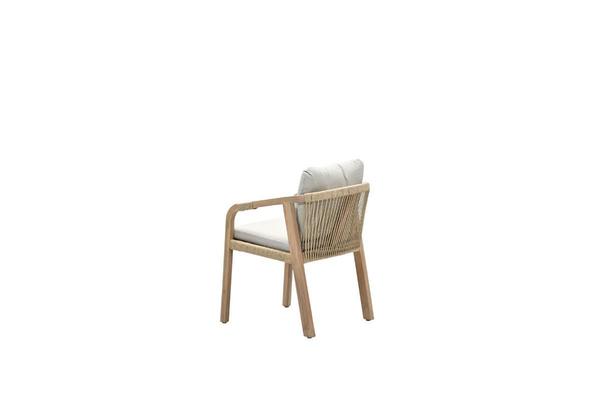 SANTOS CHAISE ACACIA SABLE AVEC DOS TRESSE