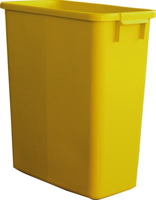 POUBELLE DE TRI 60L JAUNE