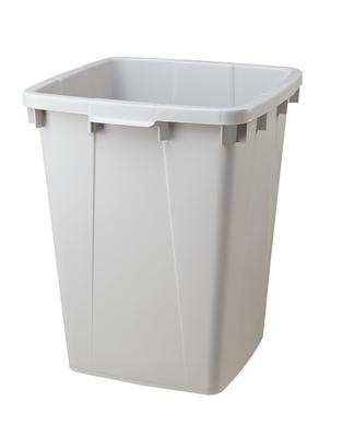 POUBELLE DE TRI 90L GRIS