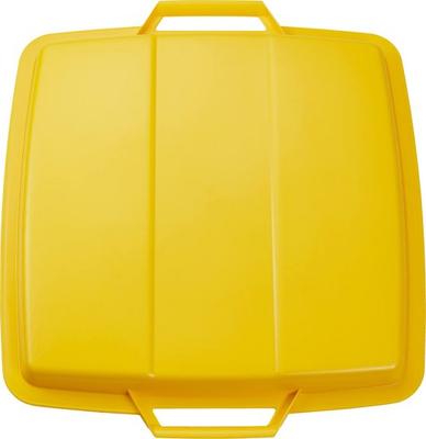 COUVERCLE POUR POUBELLE DE TRI 90L JAUNE