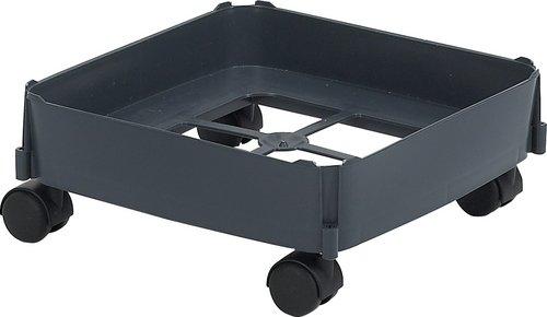 SUPPORT ROULANT ROUES SOUPLES POUBELLE 90L