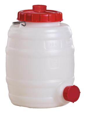 TONNELET UNIVERSEL 10L + COUVERCLE ET BOUCHON