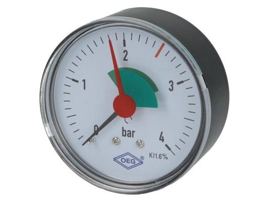 MANOMETRE CENTRAL 0-4BAR 1/4M