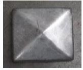 PYRAMIDE DECO GALVA 120X120MM