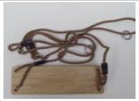 PLANCHE BALANCOIRE BOIS 390X130MM