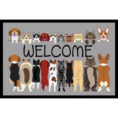 PAILLASSON WELCOME DOGS&CATS