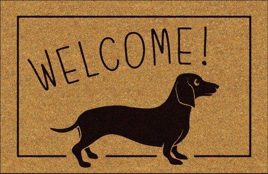 PAILLASSON COCO WELCOME TECKEL 40X60CM