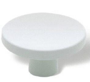 BOUTON PVC 40MM BLANC