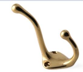 PORTE-MANTEAU SIMPLE LAITON.