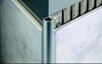PROFIL CARRELAGE 1/4 ROND ALU ANODISE 8MM/2.5M (FV12/24)