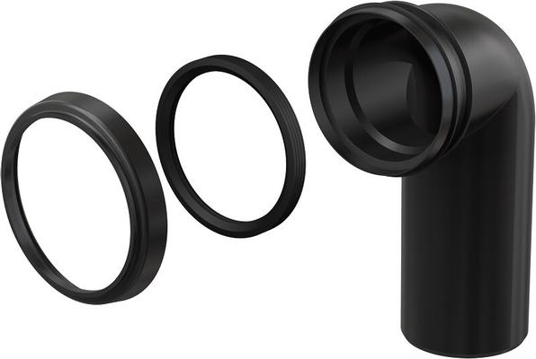 COUDE GEBERIT 90/90 NOIR