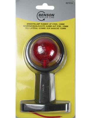 FEU LATERAL GOMME SUR TIGE 125MM