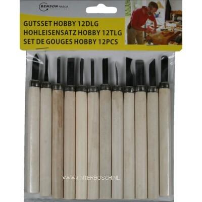 SET GOUGES HOBBY (12PCS)
