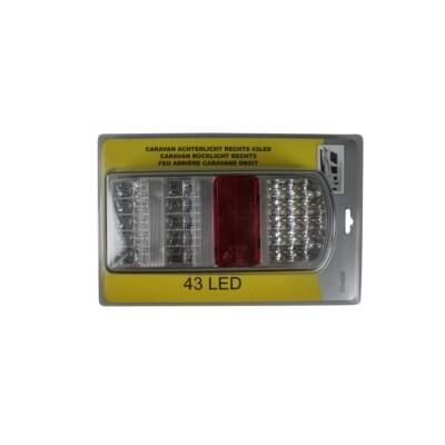 FEU ARRIERE CARAVANE DROIT 43 LED