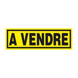 PLAQUE "A VENDRE" JAUNE/NOIR