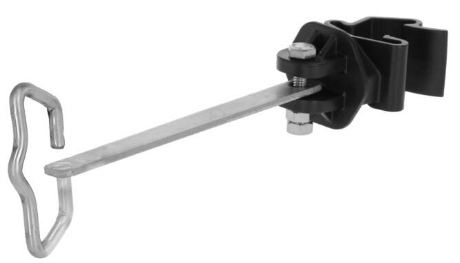 ISOLATEUR D'ANGLE AKO T-POST NOIR 15CM (4PCS)