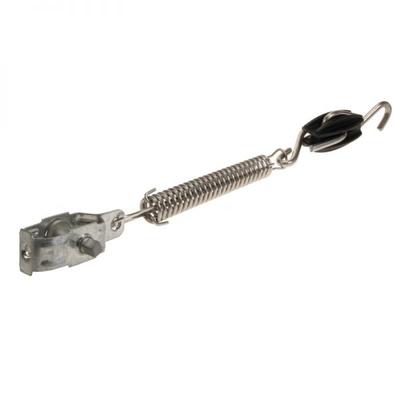 RESSORT DE TENSION, TENDEUR, ISOL. OEUF A CROCHETS INOX + RESSORT