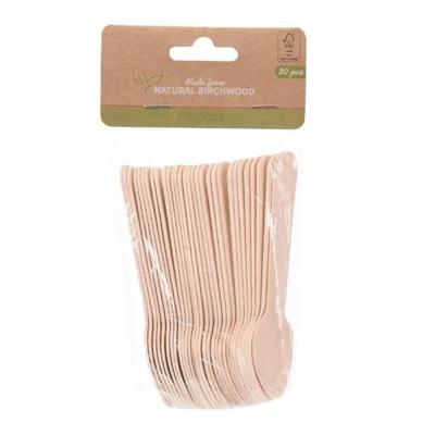 PETITES CUILLERES EN BOIS (30PCS)