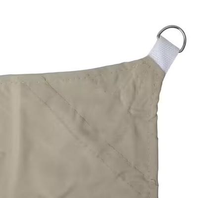VOILE D'OMBRAGE CARRE SABLE 5X5M