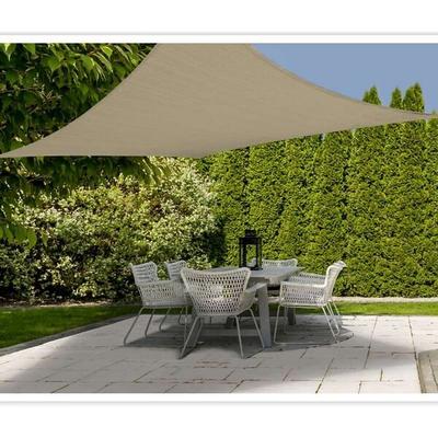 VOILE D'OMBRAGE CARRE SABLE 5X5M