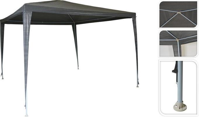 TONNELLE 300X300X245CM GRIS