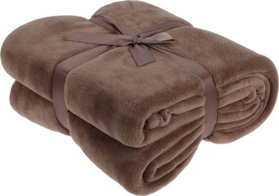 PLAID CORAL 180X230CM TAUPE